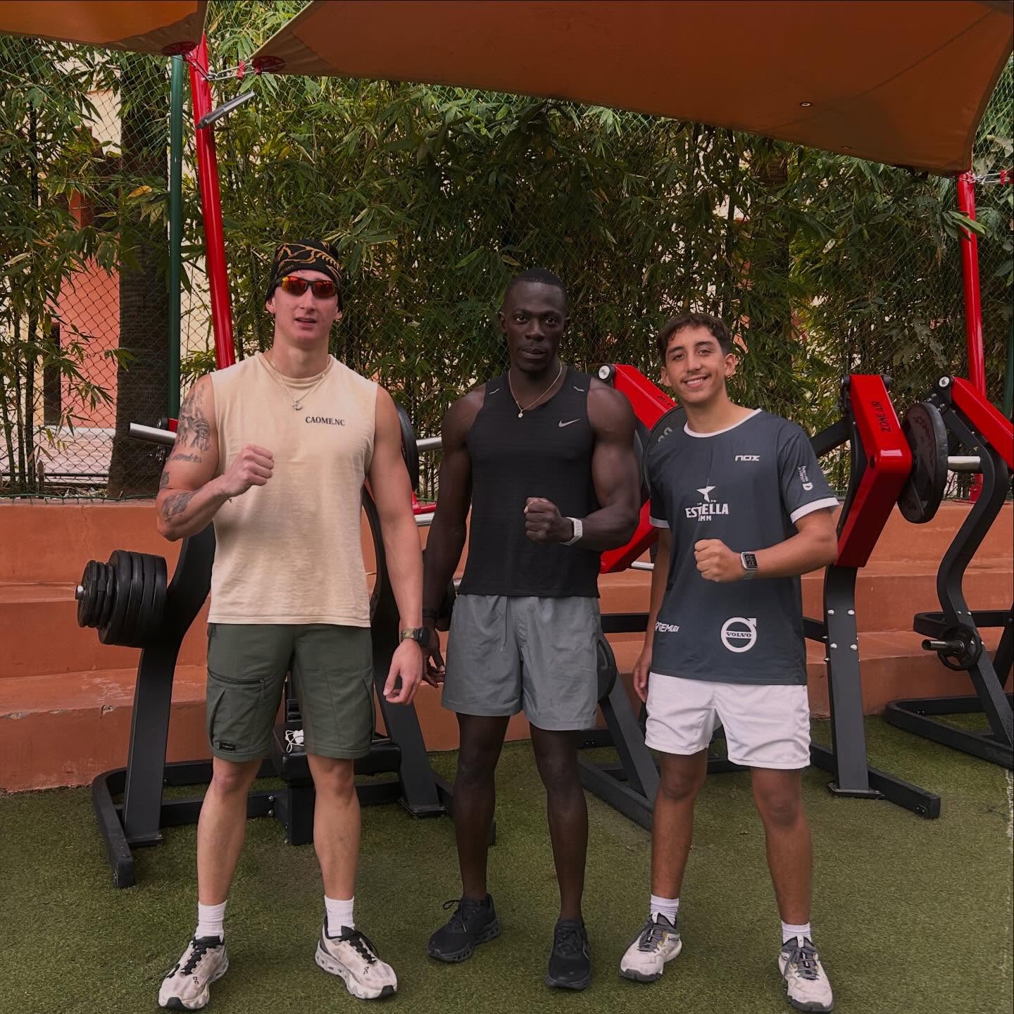 Coach Brandon coaching groupe outdoor