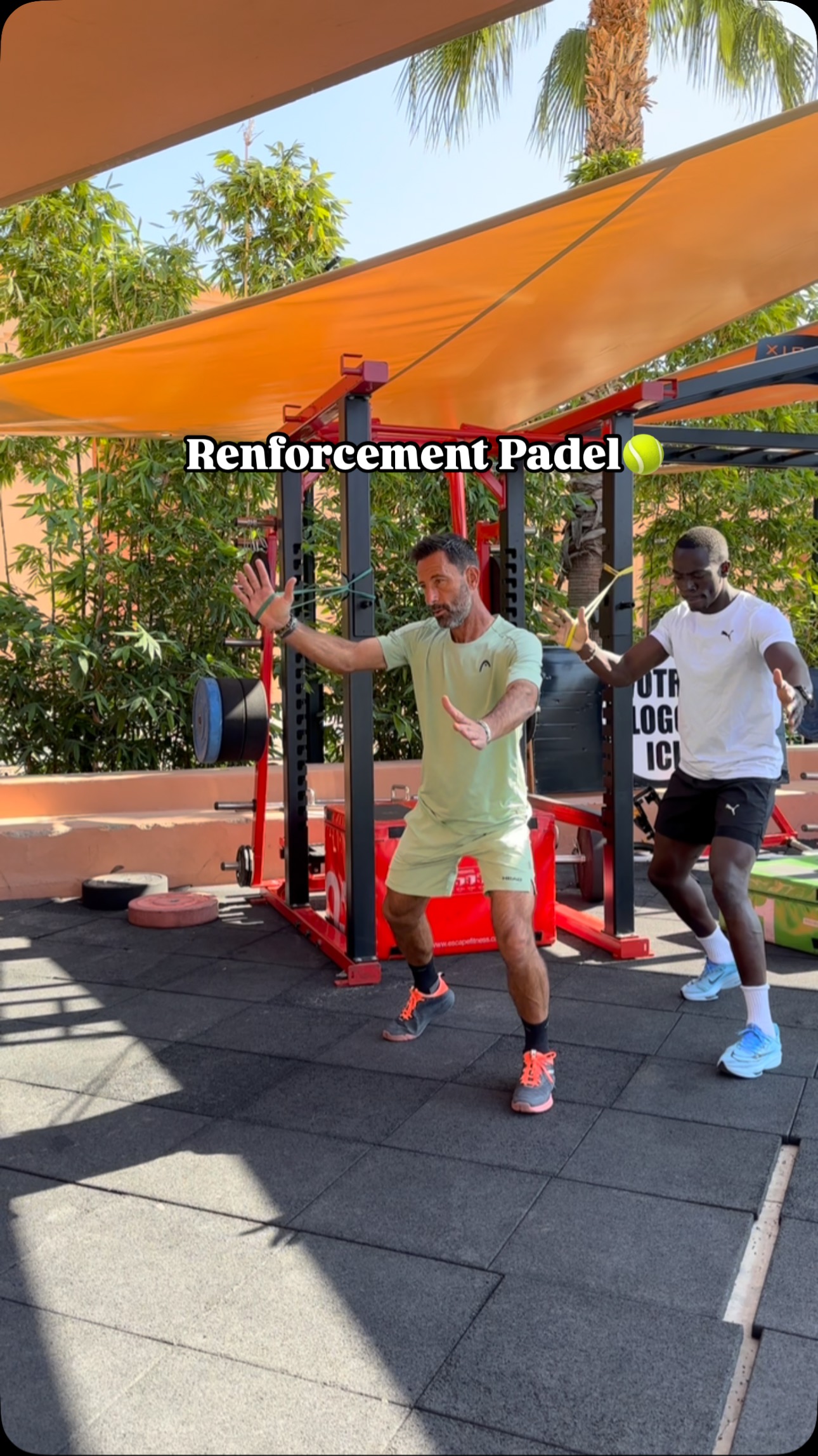 Coach Brandon — Renforcement padel extérieur