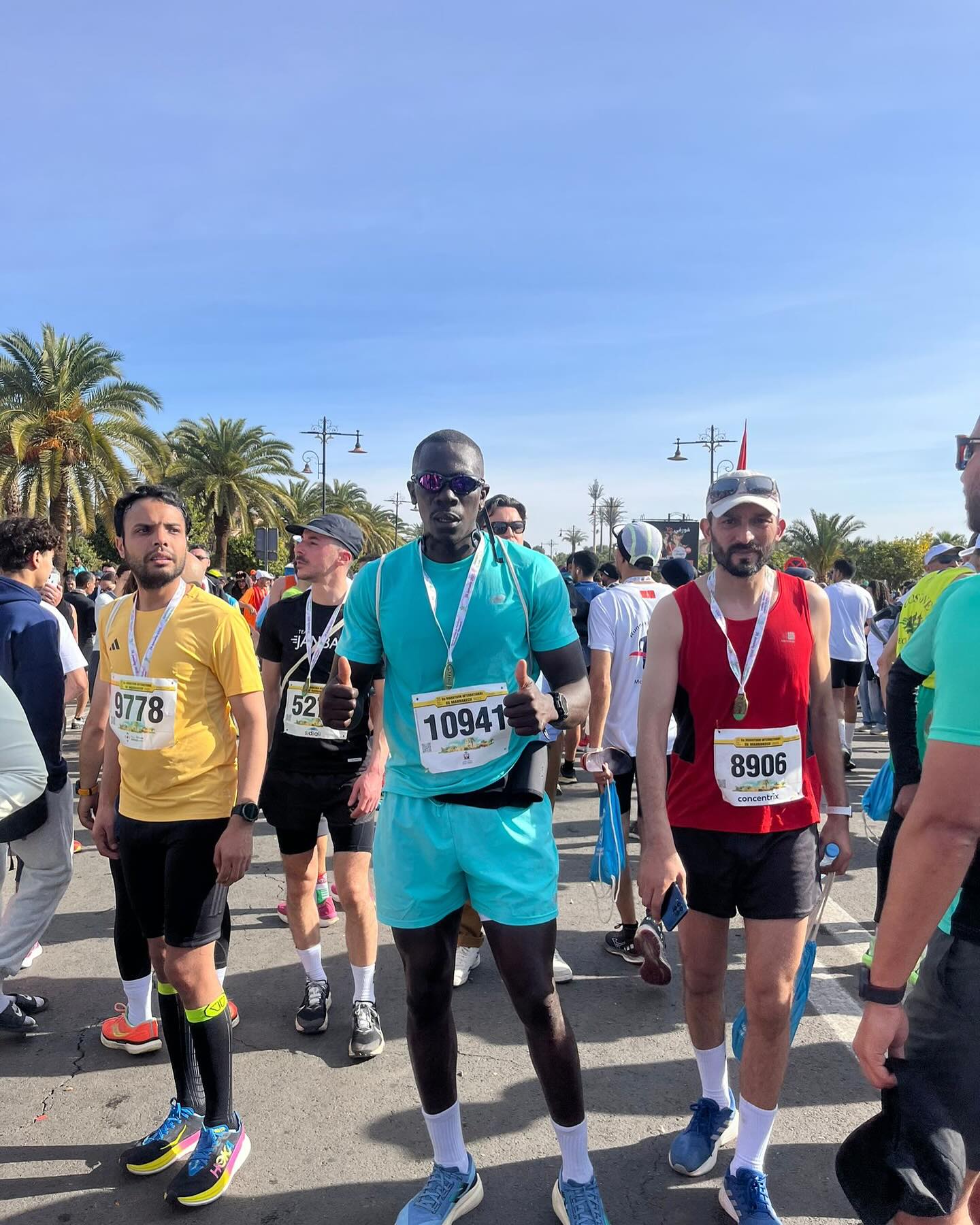 Coach Brandon marathon Marrakech