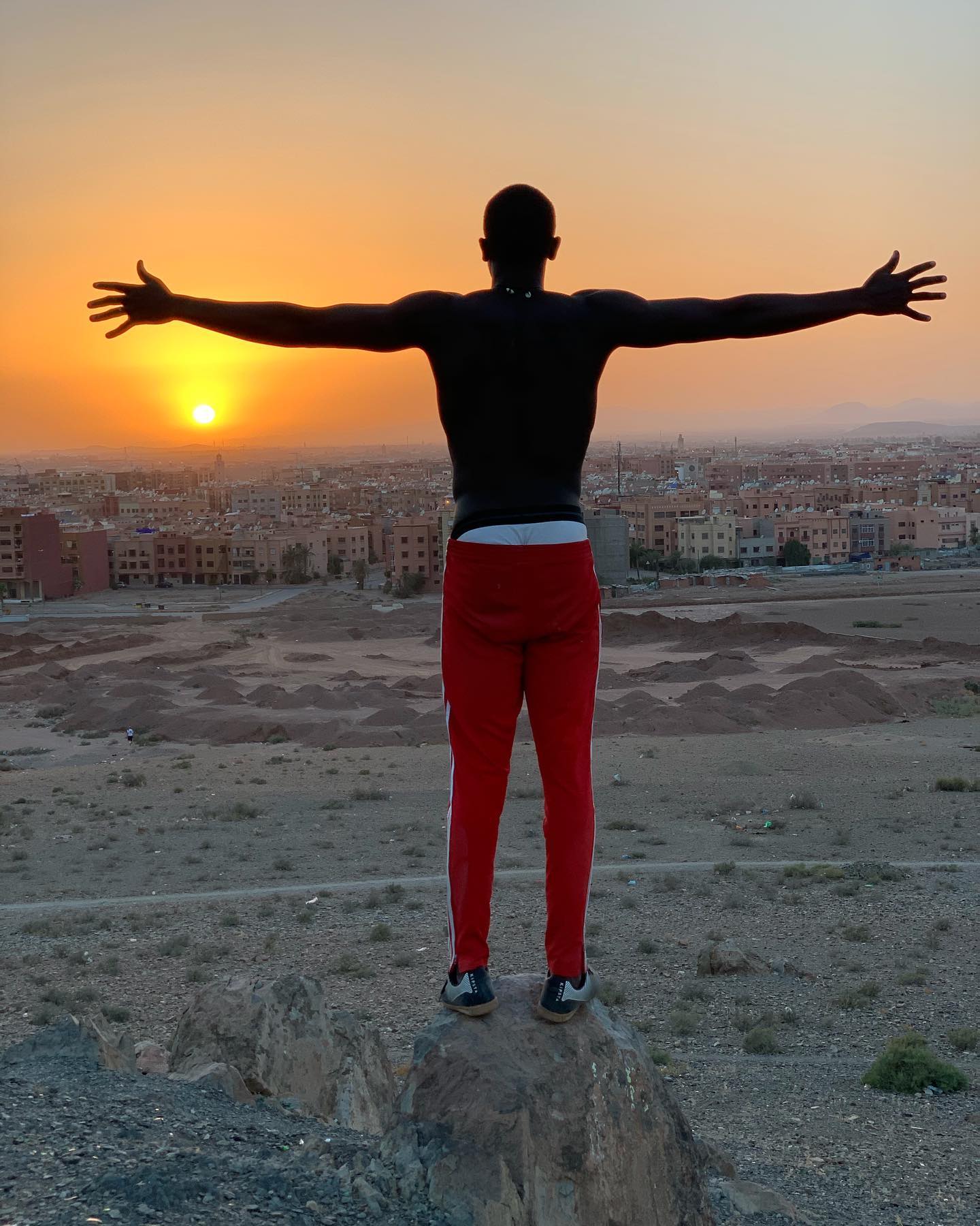 Coach Brandon coucher de soleil Marrakech